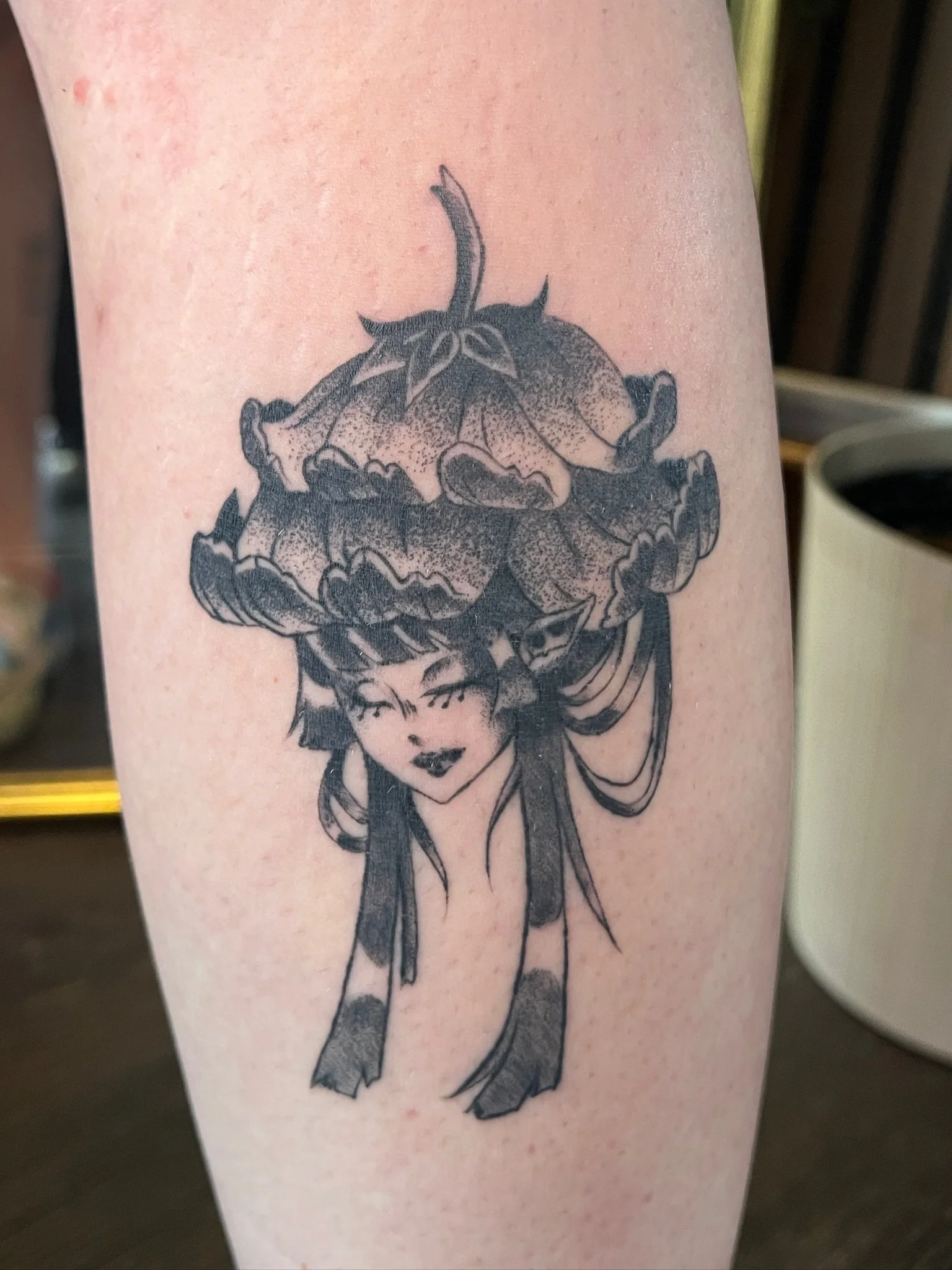 Floral tattoo by Al