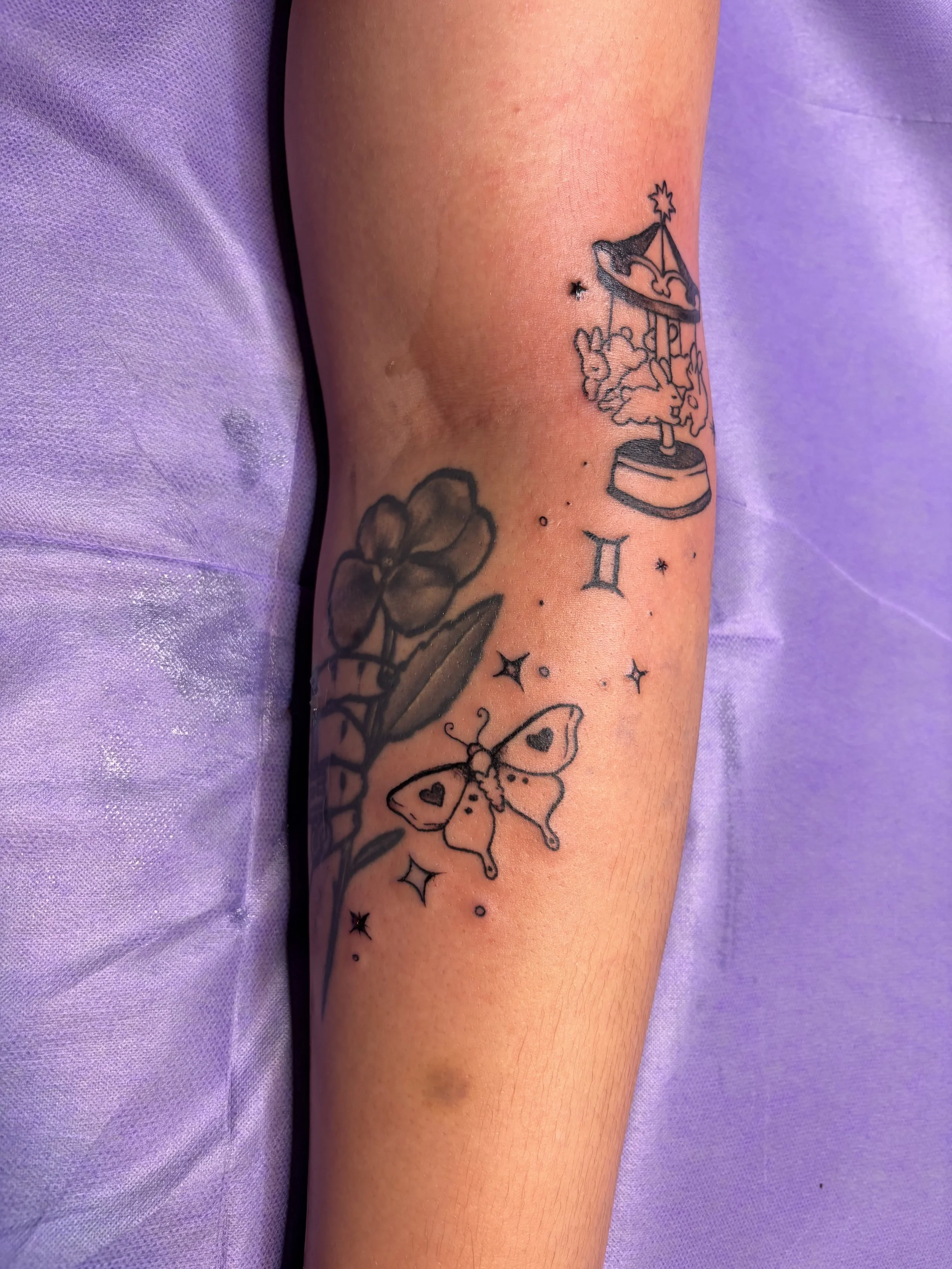 Illustrative tattoo by AnnMarie